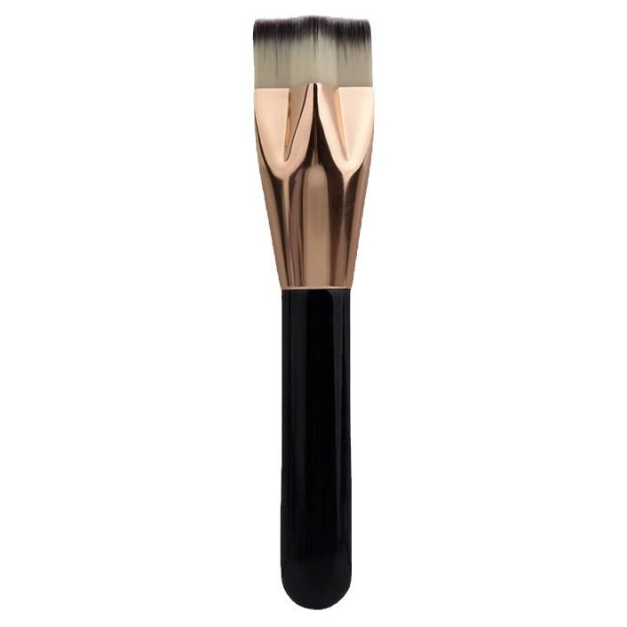 Star Flat Head Powder Foundation Brush with Seamless and Wooden Handle - Teleplus powder foundation brush star flat