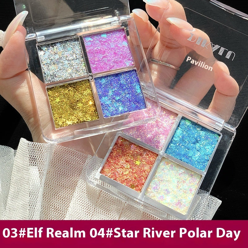 Star River Polar Makeup Super Flash Palette with Bright Colors - Teleplus star river polar day makeup super flash