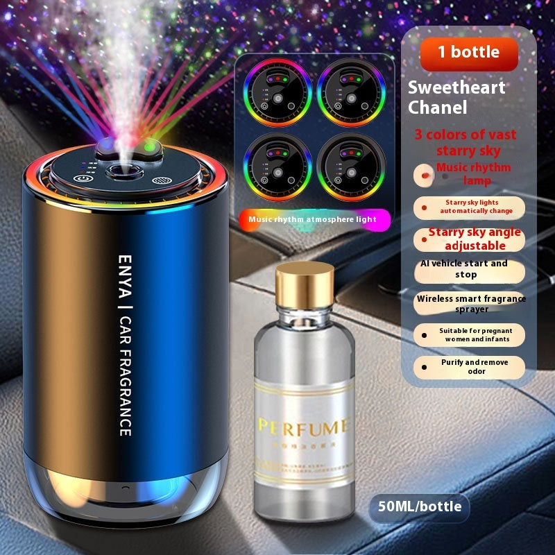 Starry Sky Aroma Car Perfume with Essential Oil Aromatherapy Machine - starry sky aroma car perfume