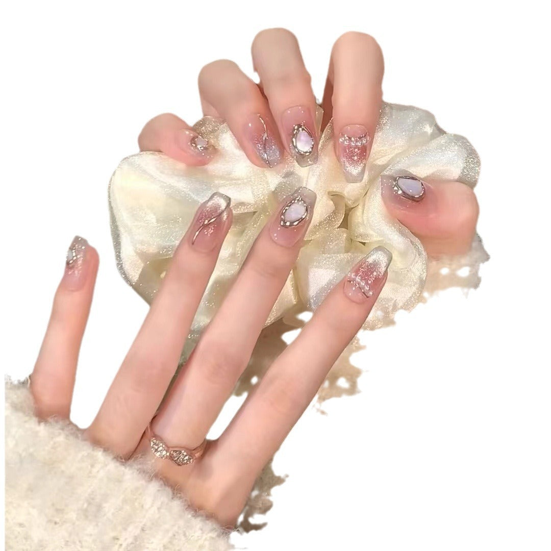 Starry Sky Cartoon Nail Set with Handmade Finished Armor Nails Small to Large - Teleplus wear armor handmade finished