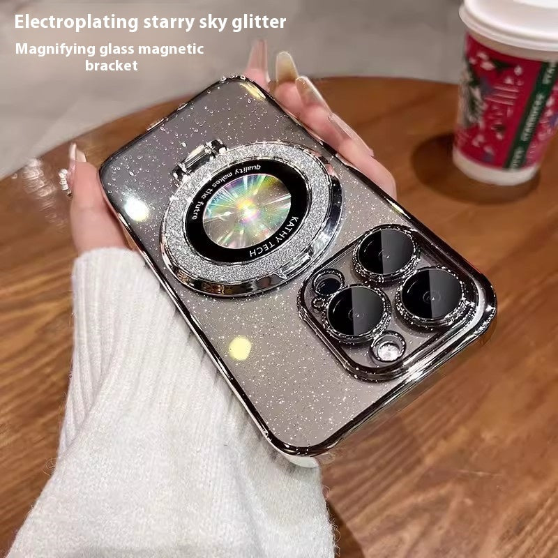 Starry Sky Glitter Magnetic Bracket for Jewelry Display in Multiple Colors - starry sky glitter magnetic bracket