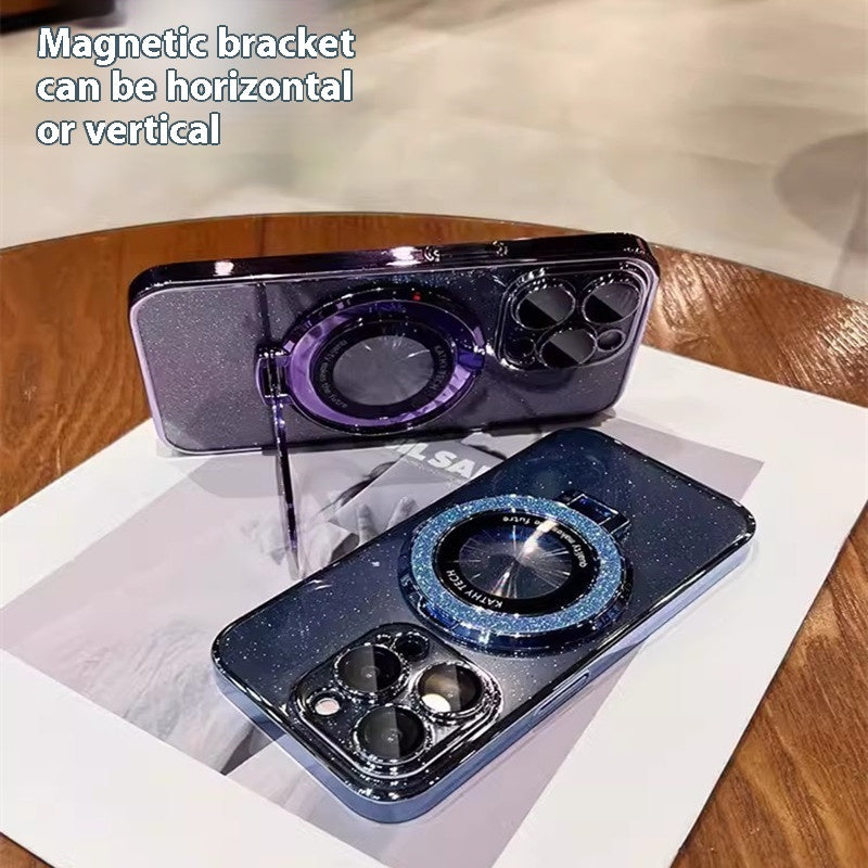 Starry Sky Glitter Magnetic Bracket for Jewelry Display in Multiple Colors - starry sky glitter magnetic bracket