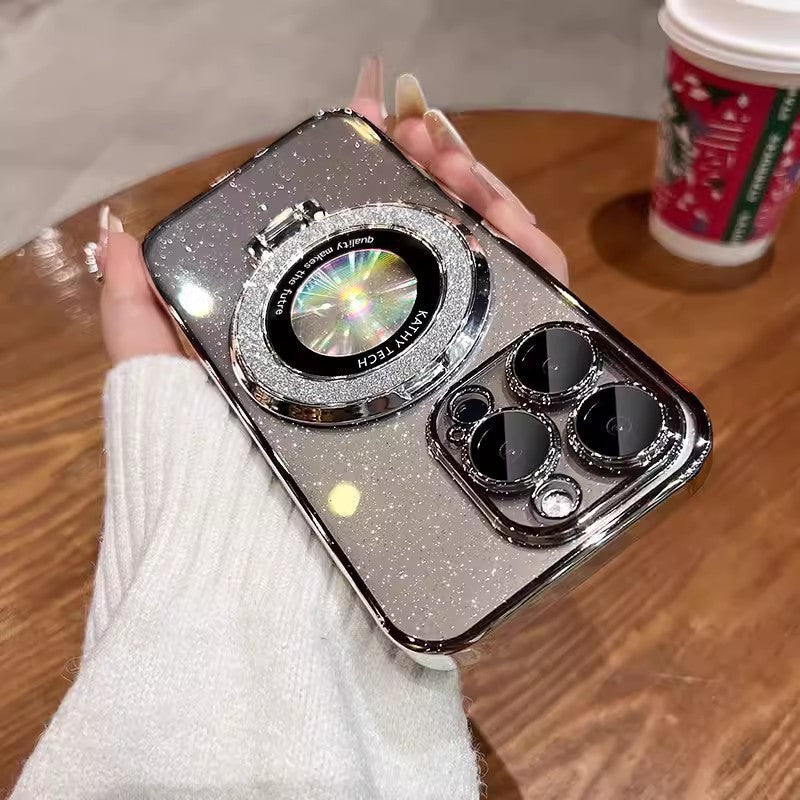 Starry Sky Glitter Magnetic Bracket for Jewelry Display in Multiple Colors - starry sky glitter magnetic bracket