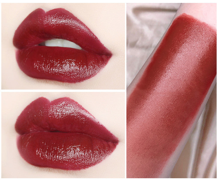 Starry Sky Lipstick with Ox Blood Color Magnetically Nourishing and Long-Lasting - Magnetic Tomato Charm starry sky