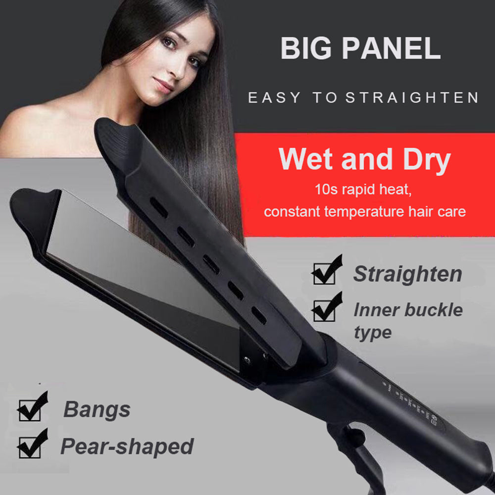 Steam Hair Straightener with Heat Control for Wet and Dry - Teleplus hair straightener steam