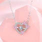 Sterling Silver New Style Hollow Heart Clavicle Chain - Love Necklace That Makes Hearts Go Hollow with Joy