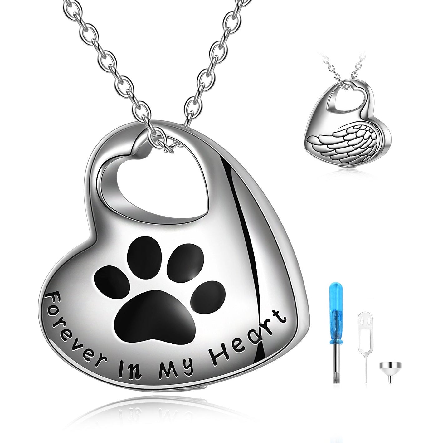 Cremation Jewelry for Dogs and Cats in the United States CHF Memorial Keepsake - to Keep Your Pet Close Heart united