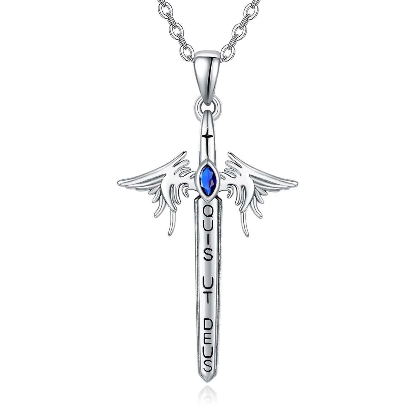 Sterling Silver St Michael and Virgin Mary Necklace for Protection in the United States - Heavenly Necklaces