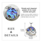 Sterling Silver Universe Planet Sun Moutain Pendant Necklace Abalone Shell Cubic Zirconia Jewelry - Shine Like