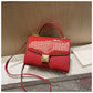 Stitching Square Pouch with Mining Stone Pattern Leather and Internal Pocket - mining stone pattern stitching square