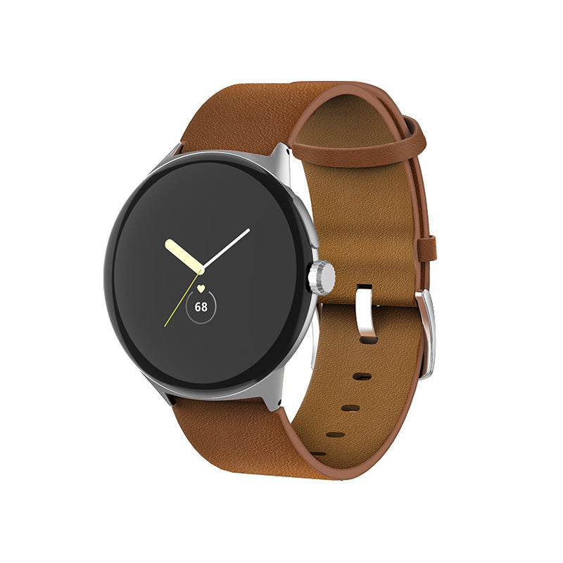 Straight Interface Leather Watch Strap - Straight Interface Leather Watch Strap in Various Colors