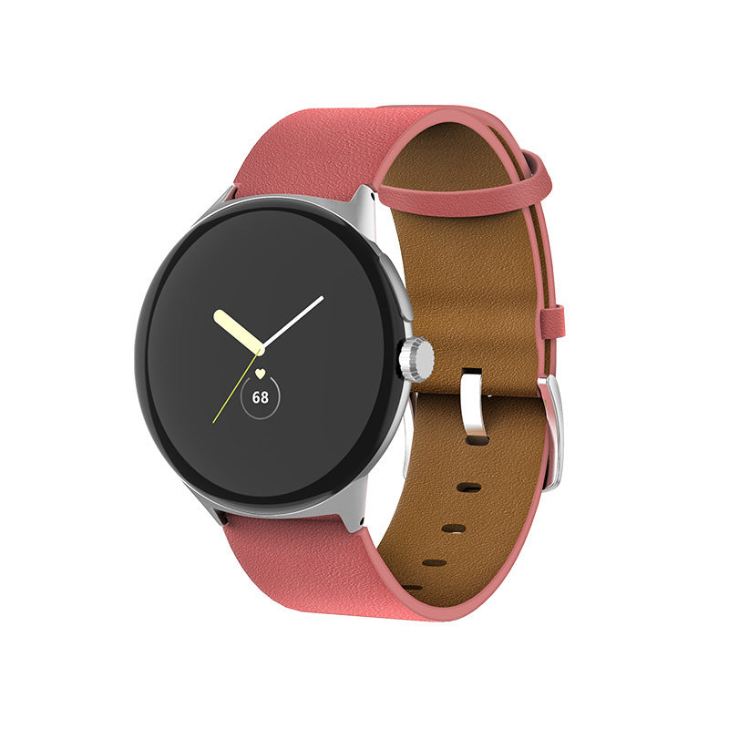 Straight Interface Leather Watch Strap - Straight Interface Leather Watch Strap in Various Colors