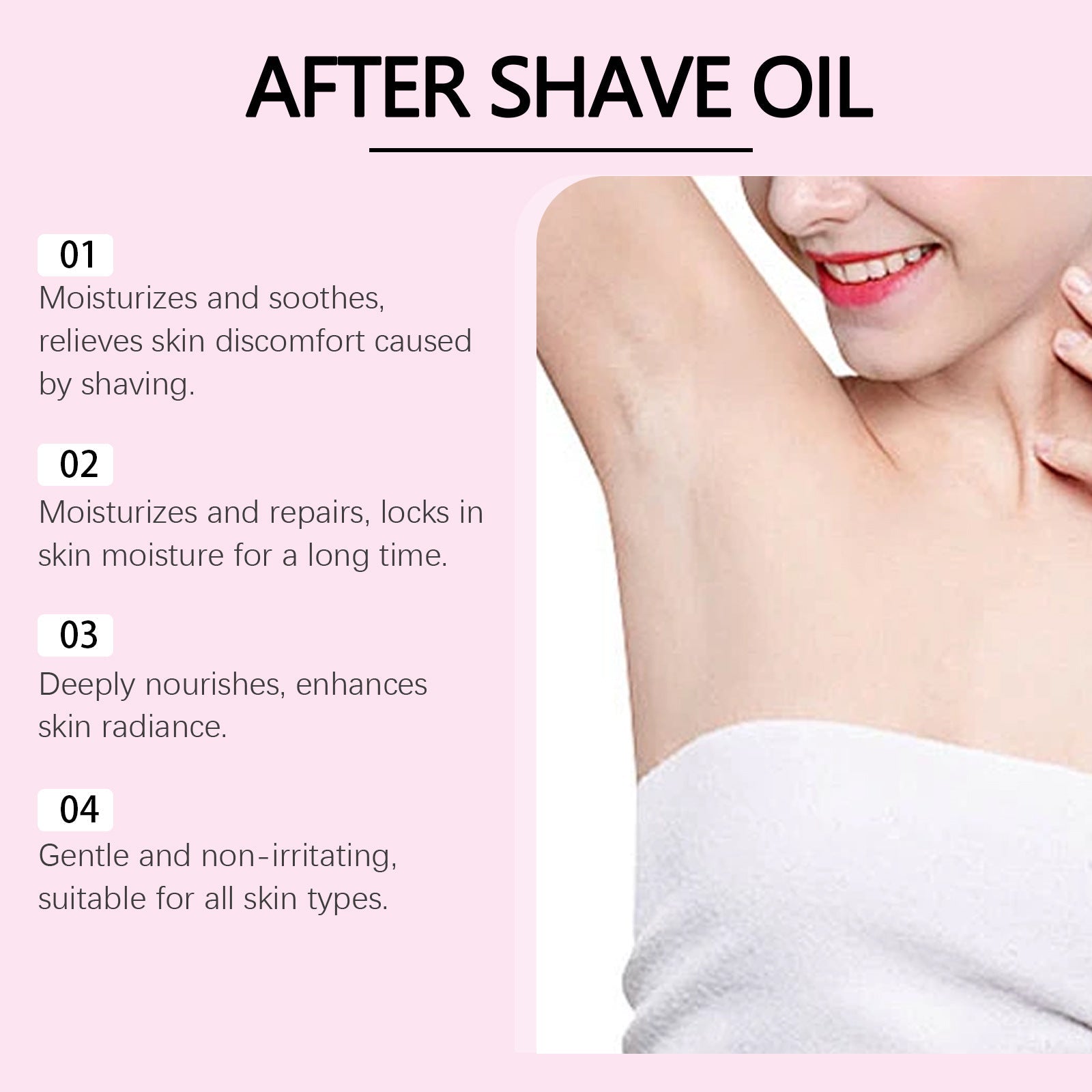 Strawberry Hair Removal Essential Oil Aftercare with Jojoba and Vitamin E 90ml - Teleplus hair removal essential oil