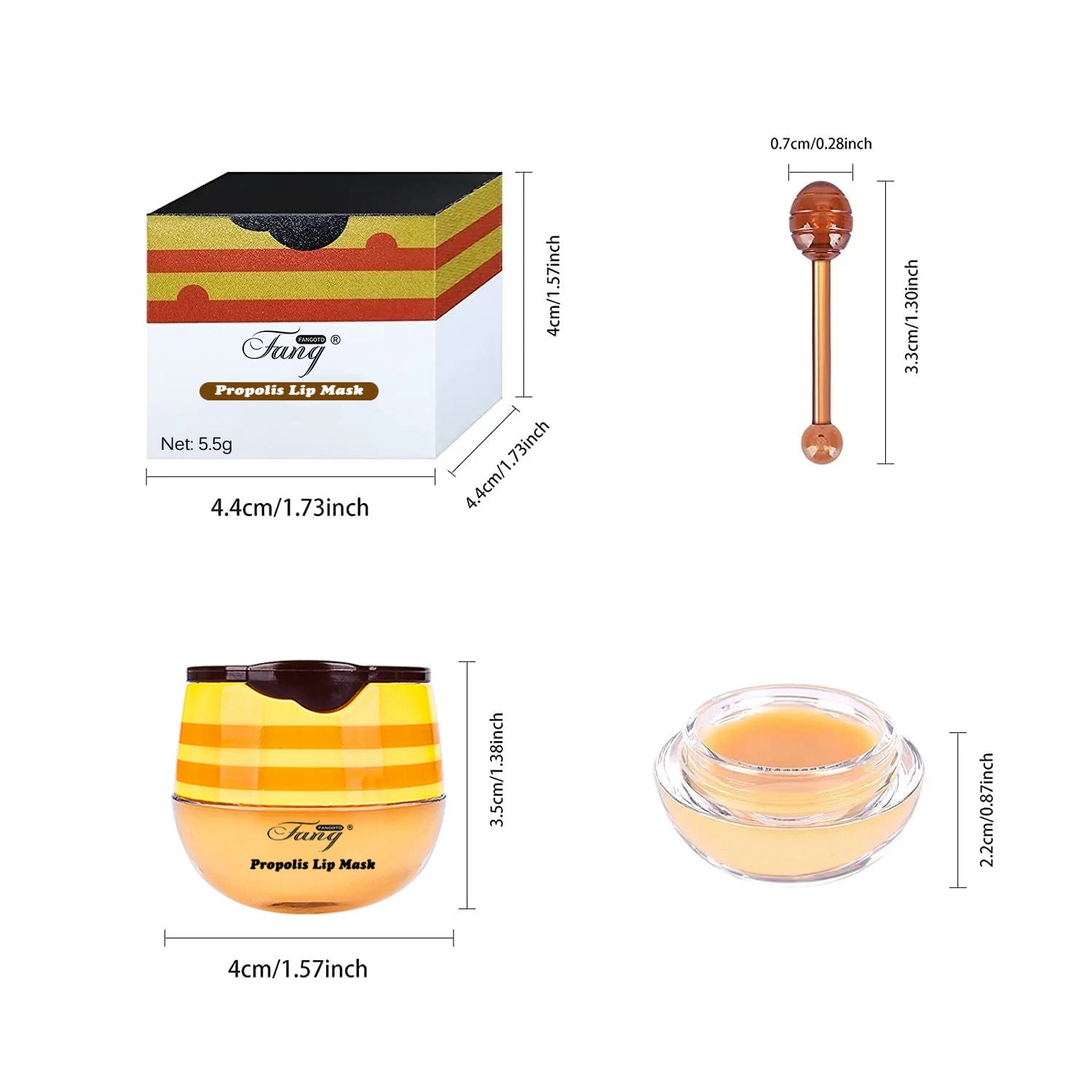 Strawberry Propolis Nourishing Moisturizing Lipstick for Healthy Lips - strawberry propolis nourishing moisturizing lip