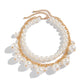 Stringed Pearls Pendant Necklace Fashion Alloy - Stringed Pearls Necklace a Gem for Your Clumsy Style