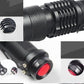 Strong Light Flashlight with Zoom Focus and Purple Highlight for Outdoor - Teleplus purple zoom strong light flashlight