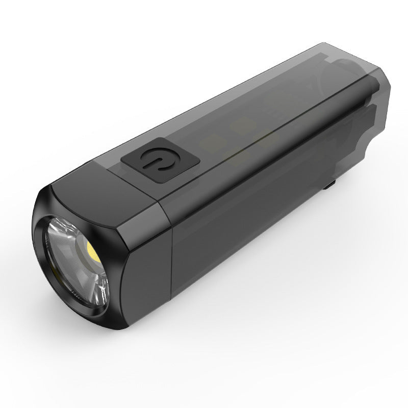 Strong Light Portable LED Outdoor Flashlight with Keychain and Rechargeable Battery - led outdoor strong light portable