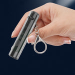 Strong Light Portable LED Outdoor Flashlight with Keychain and Rechargeable Battery - led outdoor strong light portable