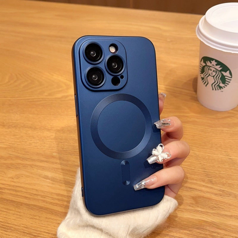 Strong Magnetic Shockproof TPU Phone Case Compatible with Apple in the United States - Lens Protection united states