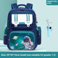 Student Waterproof And Lightweight Astronaut Cartoon Backpack - Galaxy Ready Backpack in Sapphire Blue Small Size