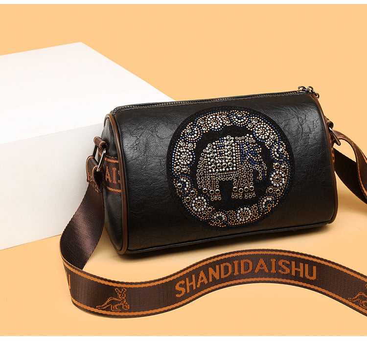 Stylish Colored Diamond Shoulder Messenger Bag with Urban Design - Teleplus for Style stylish colored diamond shoulder