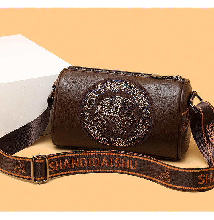 Stylish Colored Diamond Shoulder Messenger Bag with Urban Design - Teleplus for Style stylish colored diamond shoulder