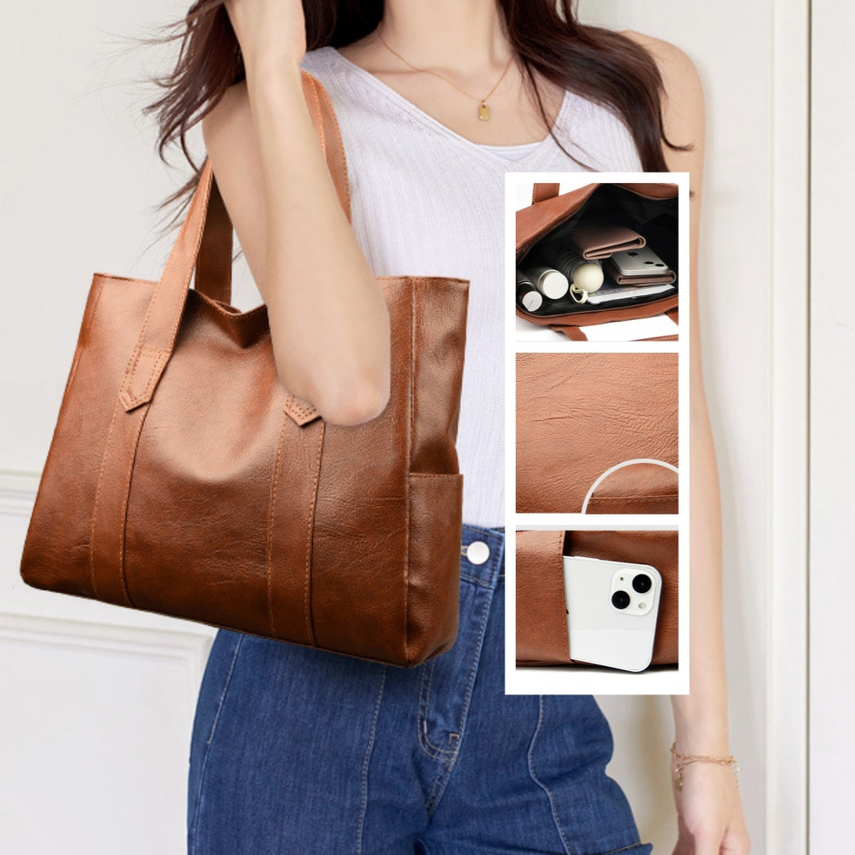 Stylish Large Capacity Bag with Unique Design and Comfortable Fit - Teleplus in US united states chf large capacity