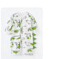 Stylish Personality Full Print Baby Onesie - Onesie Alert: Alligator Graffiti for Tiny Trendsetters