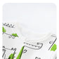 Stylish Personality Full Print Baby Onesie - Onesie Alert: Alligator Graffiti for Tiny Trendsetters