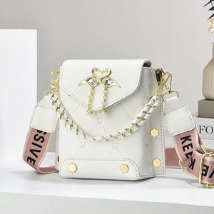 Stylish Texture Shoulder Bag with Western Style Pearl and Good Design - Teleplus stylish good texture western style