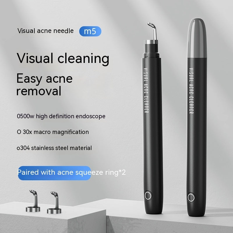 Nuoke Vision Pimple Pin M5 Blackhead Acne Treatment Stainless Steel Tool - for Pimple-Free Joy nuoke vision pimple pin