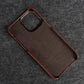 Suitable For 15Promax Phone Case High-grade Drop-resistant Leather Case - High-Grade Horse Oil Skin Case for 15Promax