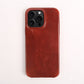 Suitable For 15Promax Phone Case High-grade Drop-resistant Leather Case - High-Grade Horse Oil Skin Case for 15Promax