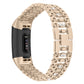 Suitable For Fitbit Charge3 Smart Watch Candy-shaped Metal Diamond-studded Bracelet Strap - fitbit charge3 smart watch