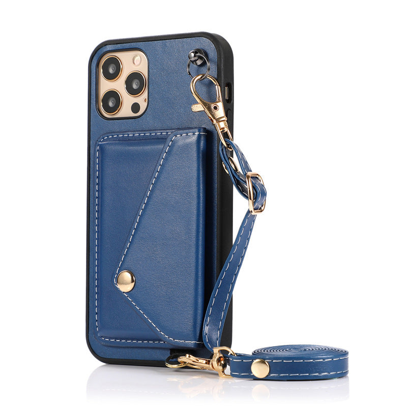 Suitable For Phone Case Leather Crossbody - Leather Crossbody with Raised Card Holder Options