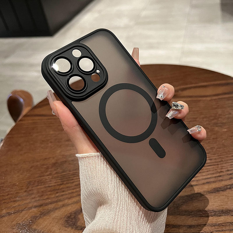 Elegant Shield Skin Feeling Magnetic Suction Cases in Blue and Purple for United States - Yadun That Stick Around