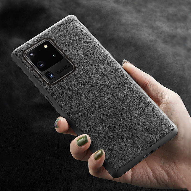 Samsung Anti-fall Leather Phone Case with Animal Retro Style in Multiple Colors for United States - Suede Various
