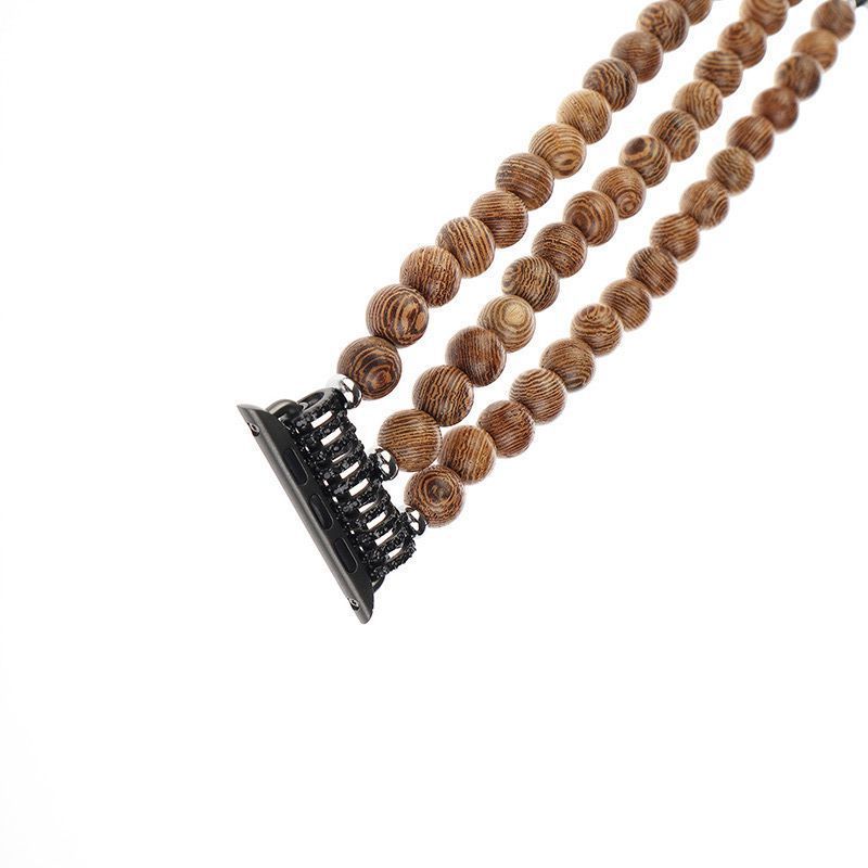 Suitable For Watch12345 Chicken Wing Wood Agate Strap - Log Natural Color Strap for Watch12345 Chicken Wing