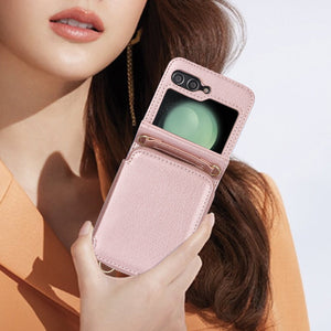 Litchi Pattern Foldable Clothing Bag for Zflip6 Phone Case Wallets - Teleplus Wallet zflip6 litchi pattern foldable