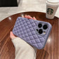 Suitable Phone Case Rhomboid Soft Leather Case - Rhomboid Soft Leather Case for Pro Max iPhone Models