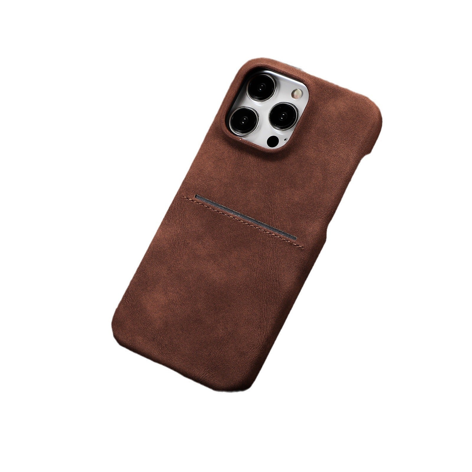 Suitable Phone Case Sheepskin Feeling Business Drop-resistant Protective Cover - Sheepskin Phone Case for iPhone 13 Pro