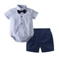 Summer Children’s Suit Romper Shorts Boys Jumpsuit - Trendy Summer Romper for Tiny Fashion Icons