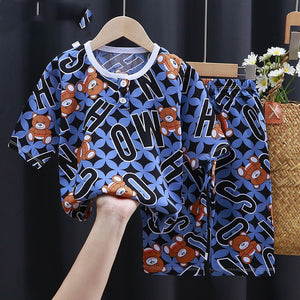 Polyvinyl Alcohol Fiber Cartoon Pajamas for Baby Clothes in US Sizes - Cool to Chill Style This Summer united states