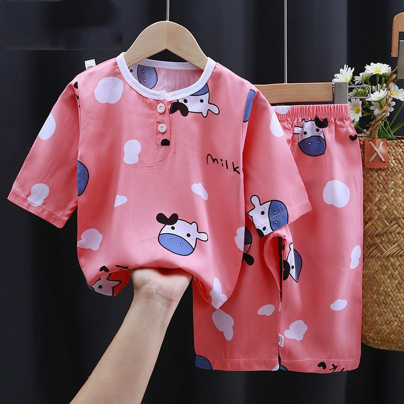 Summer Clothes Cotton Silk Air-conditioning Clothes Baby Clothes - Cool Baby Clothes to Chill in Style This Summer