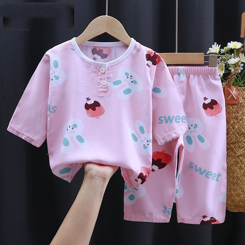 Summer Clothes Cotton Silk Air-conditioning Clothes Baby Clothes - Cool Baby Clothes to Chill in Style This Summer