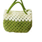 Summer Contrast Color Wool Handbag Hollow for DIY Ornament Accessories - Teleplus summer contrast color wool handbag
