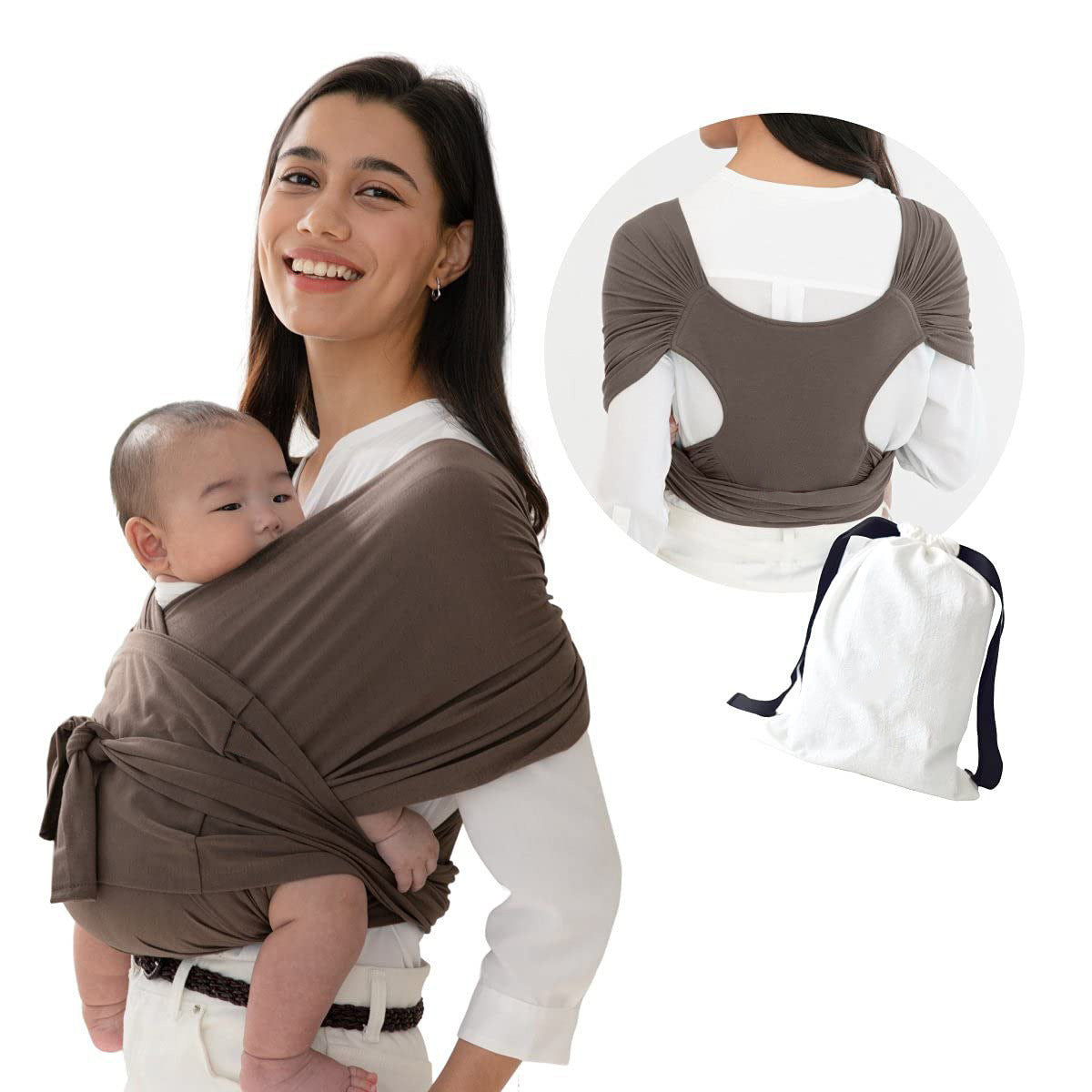 Summer Cotton Cross Simple Baby Carrier - Carry Your Baby Like a Cotton Clad Superhero