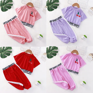 Unisex Cartoon NK Kids Shirt and Pants Set for Summer in Various Sizes - Style That’s Cooler Than Your Toddler united