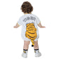 Summer Infant Outing One-piece Three-dimensional Tiger Shape - Tropical Tiger Jumpsuit for Tiny Adventurers