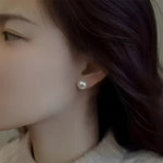 Summer Korean Simple Retro 925 Silver Needle Pearl Earrings - Pearl Earrings That Make Summer Sizzle with Style